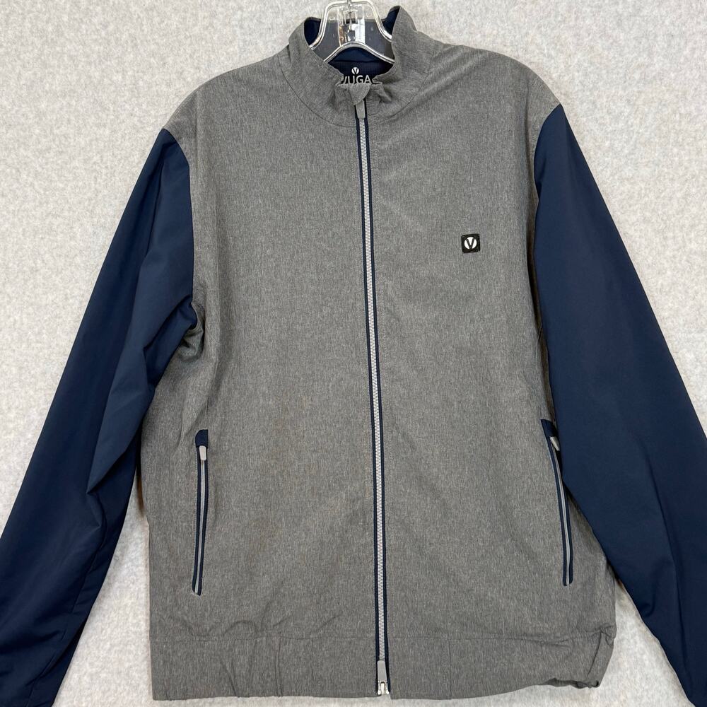 Vuga Windbreaker Full Zip Jacket Size M Golf Bomber Stretch Active Travel